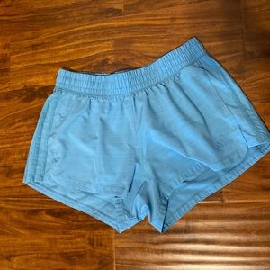 Blue adidas athletic shorts